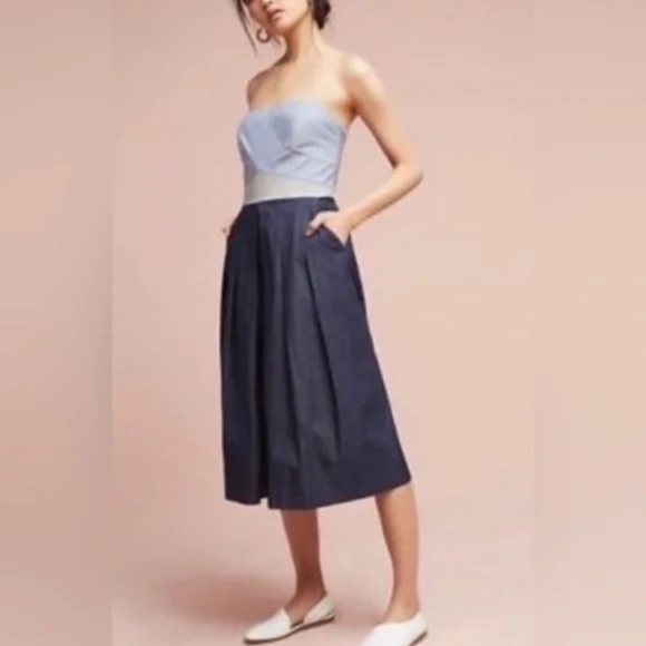 Anthropologie Elevenses Mirabelle Jumpsuit 8 - Picture 1 of 9